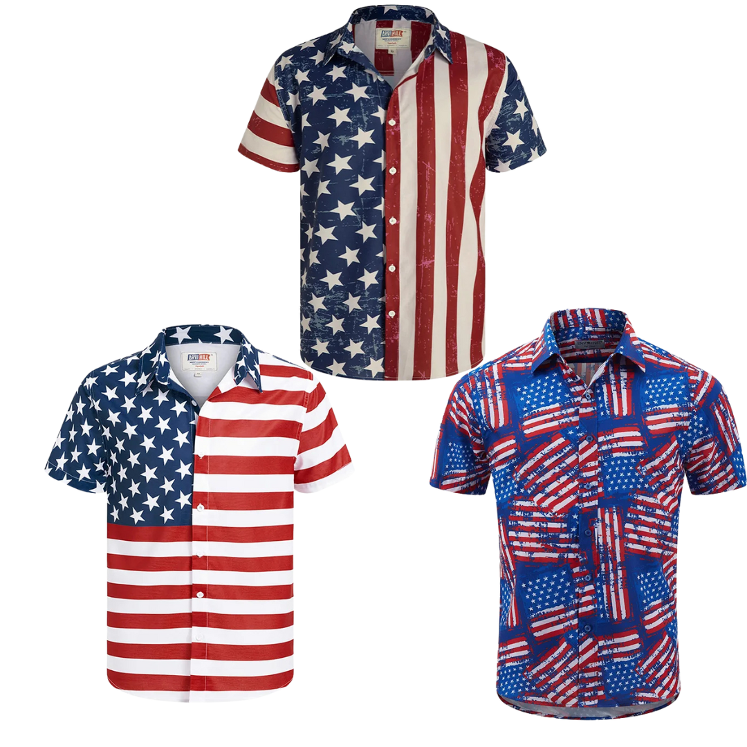 Stars & Stripes Shirts to 3XL