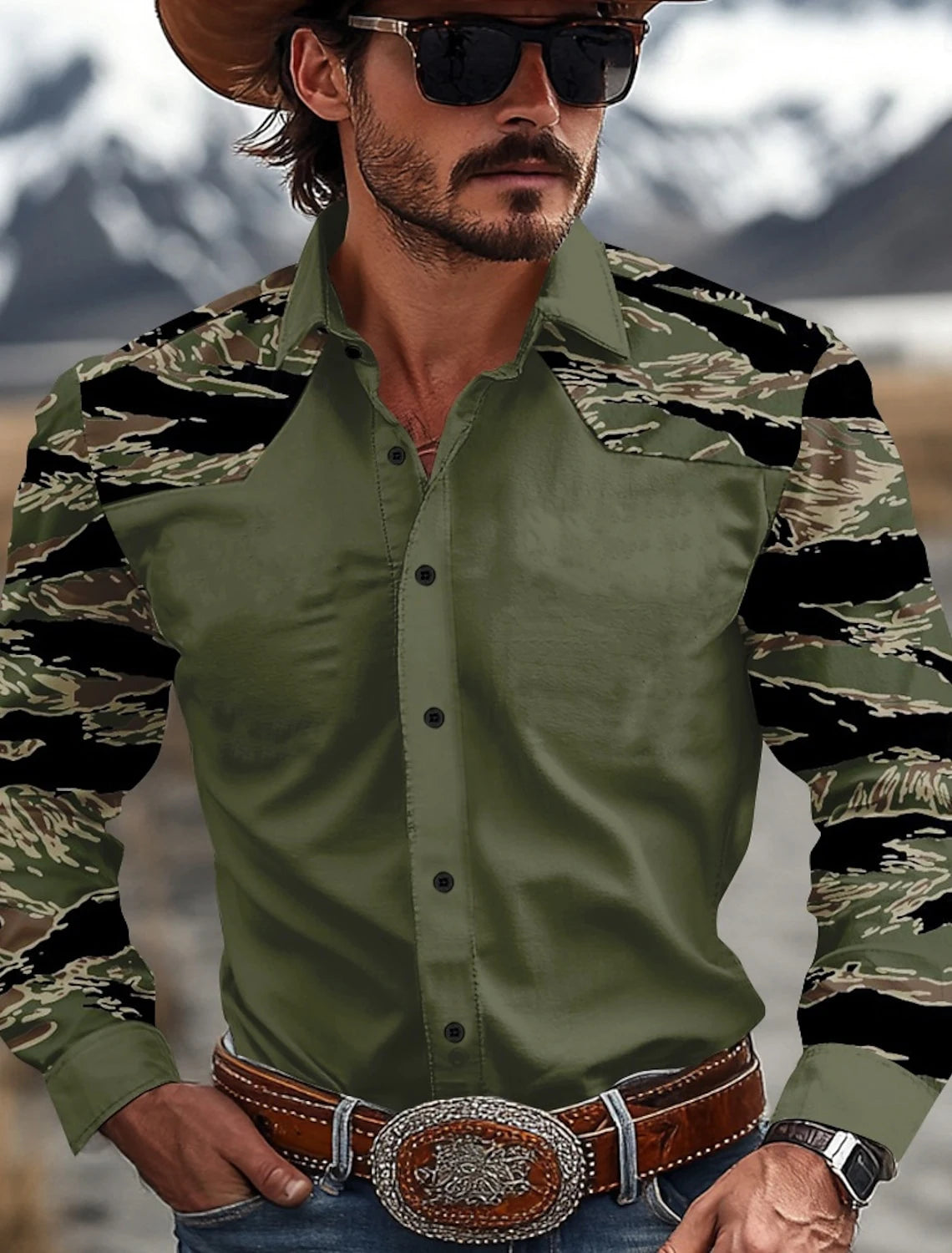 American Edge™ Camo Shirt - up to 3XL