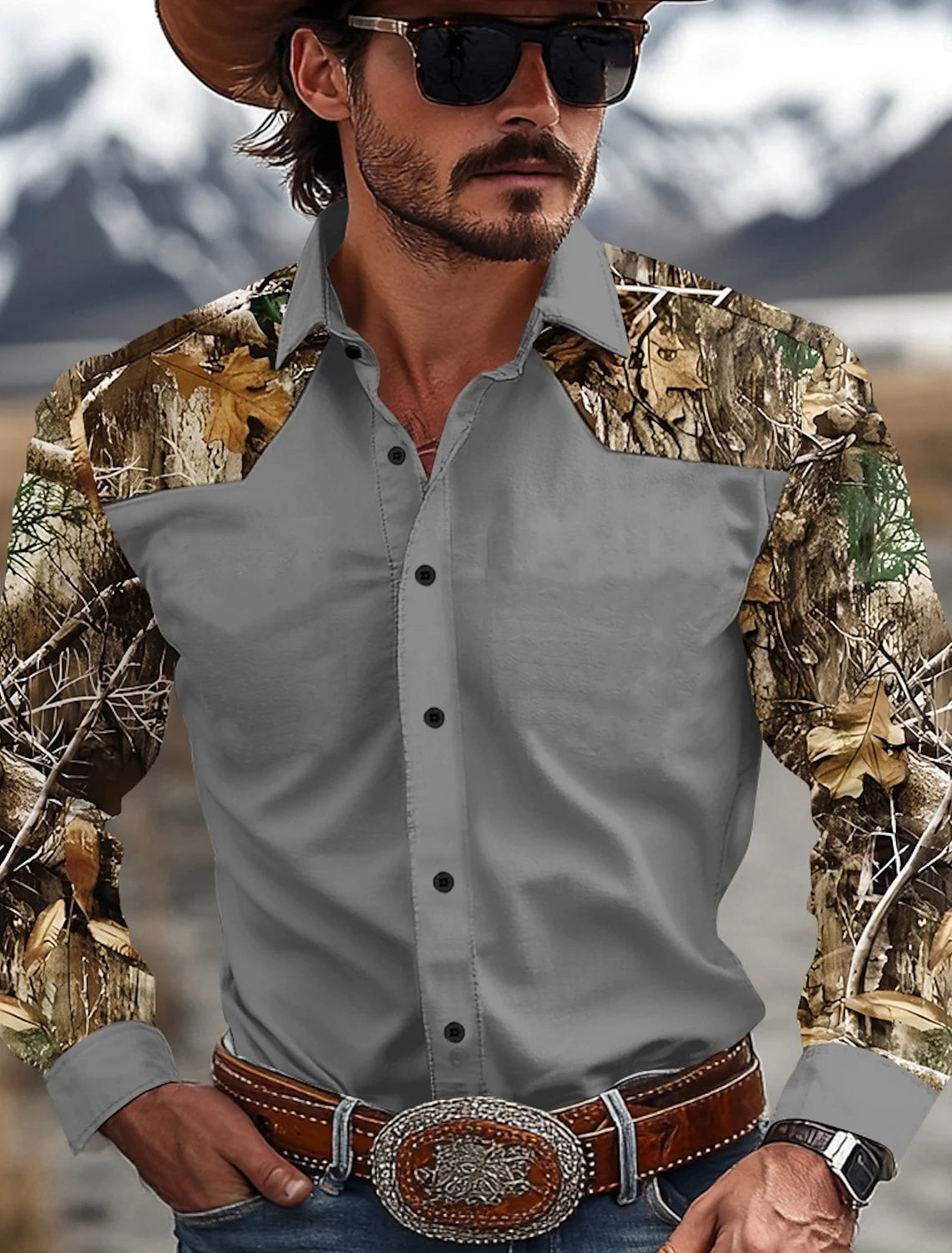 American Edge™ Camo Shirt - up to 3XL