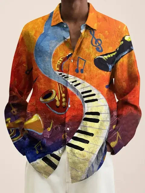 Piano Road™ Men's Fashion Shirt